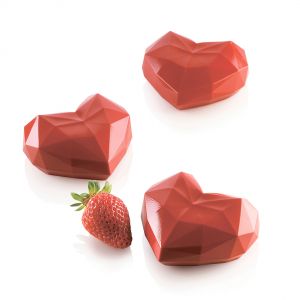 Силіконова форма для десертів Серце 110 мл Silikomart