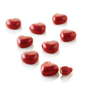 Силіконова форма для десертів Серце 5 мл Silikomart