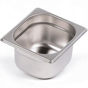 Гастроємність із нержавійки GN 1/9 h-100 мм 1 л FoREST