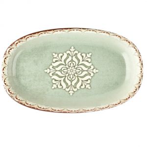 Блюдо овальне 29х17,5 см, серія Tinta Rome By Bone