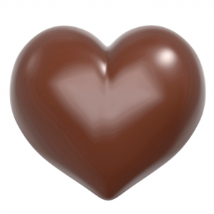 Форма для шоколаду полікарбонатна Об'ємне серце 25,4 г Chocolate World