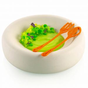 Силіконовий килимок для декору Виделка та ложка Silikomart